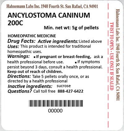 Ancylostoma Caninum 200C 5g - Ancylostoma Caninum 200C 5g